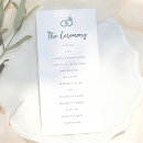 Search for whimsical wedding wedding programs Ceremony