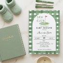 Search for green gingham invitations Preppy