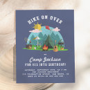 Search for camping party invitations Camp out