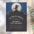 Search for silhouette birthday invitations Martial arts