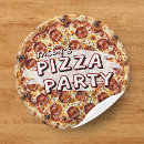 Search for pizza birthday party stickers Funny