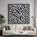 Search for zebra patterns posters Black