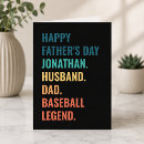 Search for baseball fathers day cards Retro