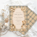 Search for red and brown invitations Vintage