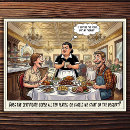 Search for restaurant postcards Waiter