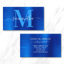 Search for cobalt blue business cards Stylish