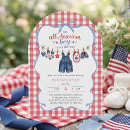 Search for all american boy invitations Patriotic