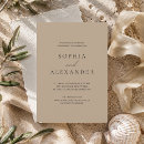 Search for modern suite wedding invitations Simple