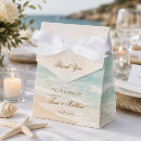 Search for beach wedding favour boxes Ocean