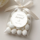 Search for love is sweet wedding stickers Chic