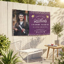 Search for purple and gold graduation banners Photo collage