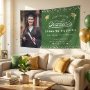 Search for green gold banners High school
