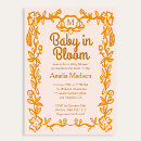 Search for love baby shower invitations Vintage