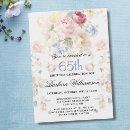 Search for 65th birthday invitations Ladies