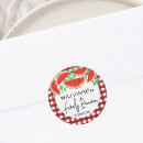 Search for red watercolor stickers Foliage