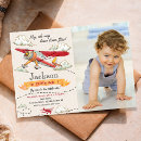 Search for vintage plane invitations Boy