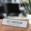 Search for executive name plates Name and title