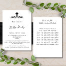 Search for study cards invites Black and white