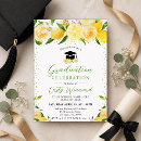 Search for lemons graduation invitations Floral
