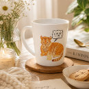 Search for cute tiger pattern mugs Watercolor