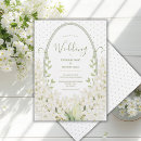 Search for lilac and white wedding invitations Elegant