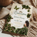 Search for emerald green quinceanera invitations Gold