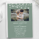 Search for light green wedding invitations Modern