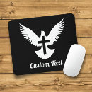 Search for flying bird mousepads Silhouette