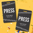Search for press id badges Minimalist