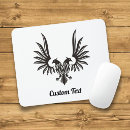 Search for flying eagle mousepads Feather