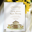 Search for country farmhouse rustic wedding invitations Western