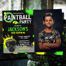 Search for paintball birthday invitations Cool