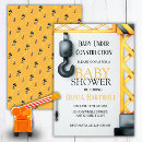 Search for under construction baby shower invitations Mother to be