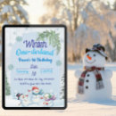 Search for winter one derland invitations First