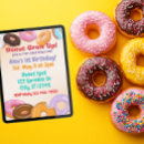 Search for donut grow up invitations Cute