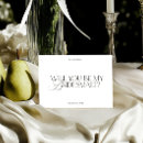 Search for elegant bridesmaid cards Minimalist