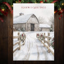 Search for farmhouse style christmas cards Watercolor
