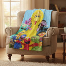 Search for bert and ernie sesame street blankets Grover