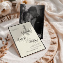 Search for black ivory wedding invitations Qr code