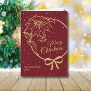 Search for red poinsettia christmas cards Simple