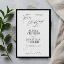 Search for black and grey invitations Traditional