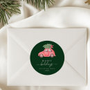 Search for happy holiday pink stickers Elegant