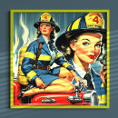 Search for firefighter art Antique