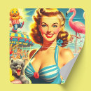 Search for vintage flamingo stickers Summer