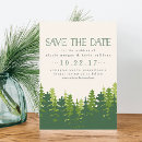 Search for pine tree save the dates Green
