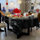 Search for black silver tablecloths Simple