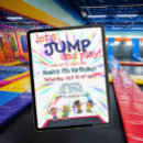Search for lets jump birthday invitations Black