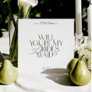 Search for modern bridesmaid cards Maid of honor proposal