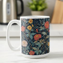 Search for vintage art design mugs Floral pattern