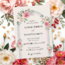 Search for floral arch wedding invitations Pastel
